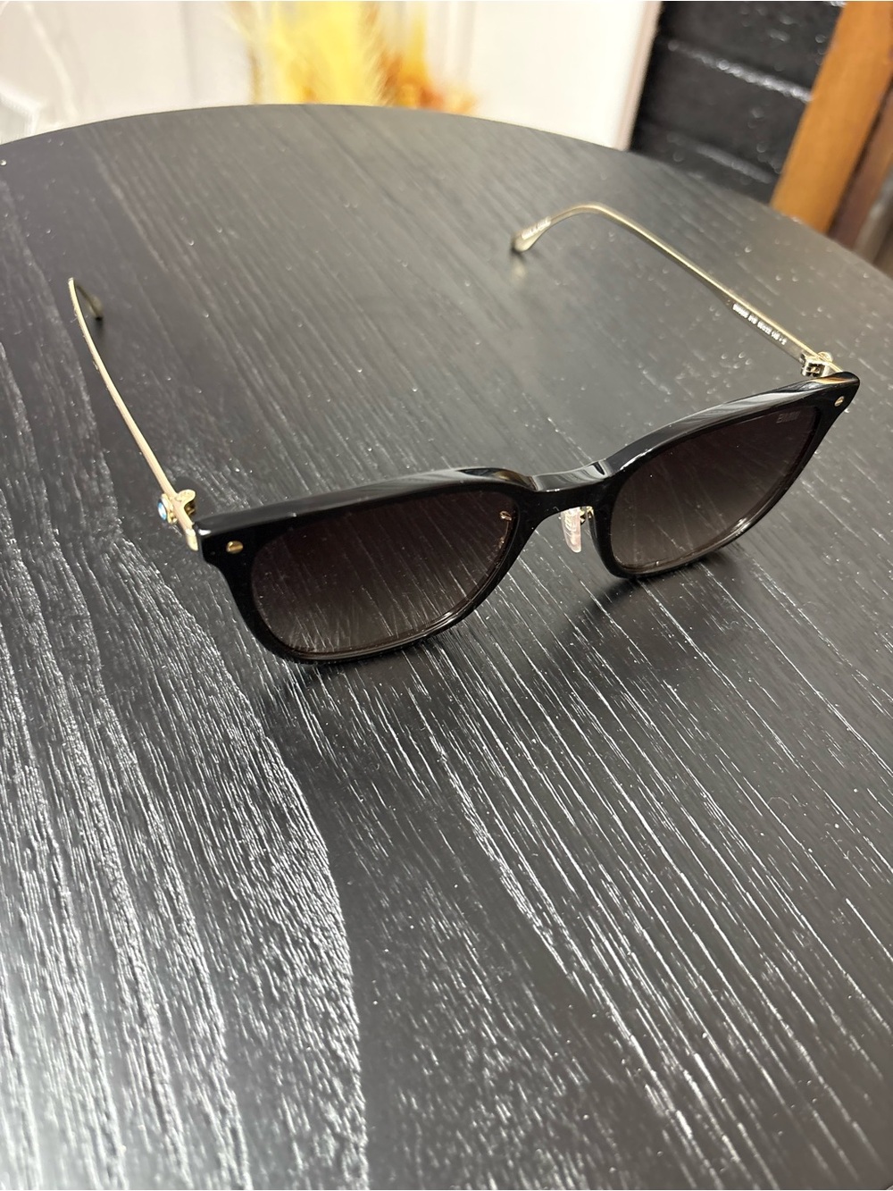 BMW Black Frame Women's Square Sunglasses with Brown Gradient Lenses - Picture 2 of 6
